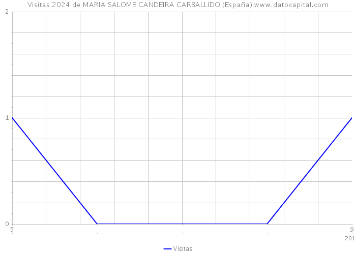 Visitas 2024 de MARIA SALOME CANDEIRA CARBALLIDO (España) 