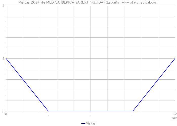 Visitas 2024 de MEDICA IBERICA SA (EXTINGUIDA) (España) 