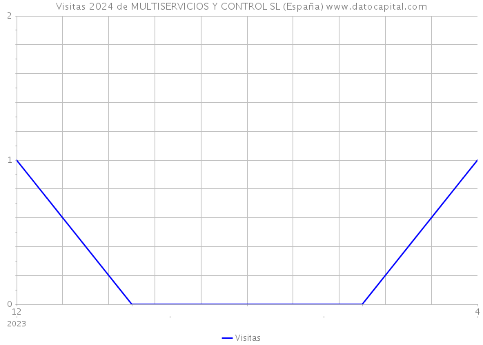 Visitas 2024 de MULTISERVICIOS Y CONTROL SL (España) 