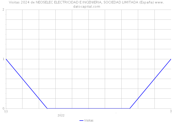 Visitas 2024 de NEOSELEC ELECTRICIDAD E INGENIERIA, SOCIEDAD LIMITADA (España) 