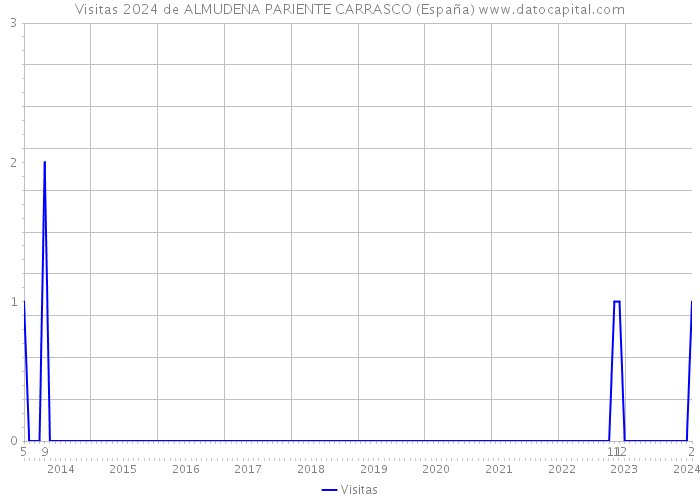 Visitas 2024 de ALMUDENA PARIENTE CARRASCO (España) 