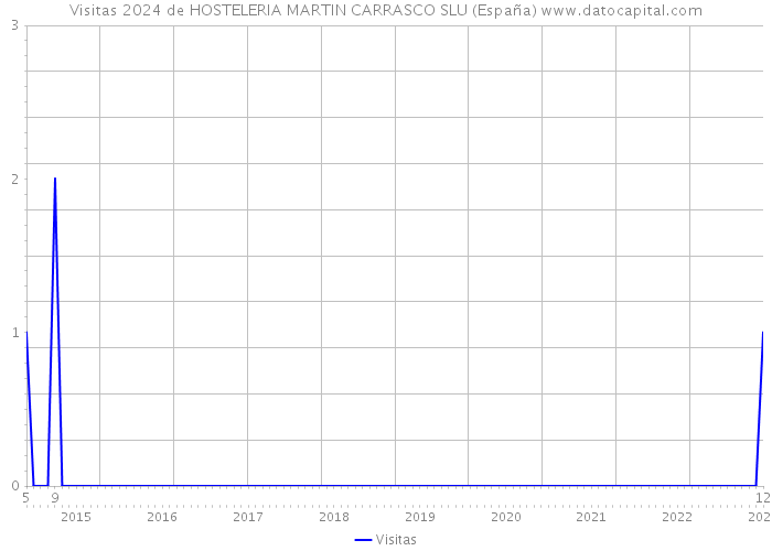 Visitas 2024 de HOSTELERIA MARTIN CARRASCO SLU (España) 