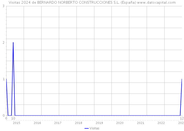Visitas 2024 de BERNARDO NORBERTO CONSTRUCCIONES S.L. (España) 