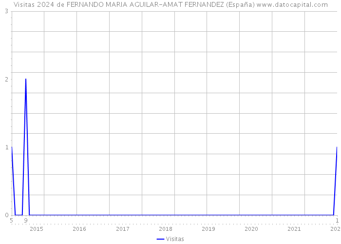 Visitas 2024 de FERNANDO MARIA AGUILAR-AMAT FERNANDEZ (España) 