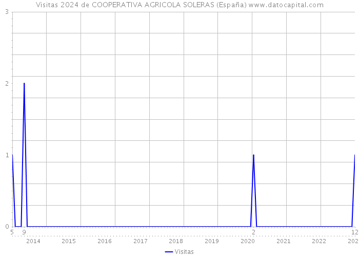 Visitas 2024 de COOPERATIVA AGRICOLA SOLERAS (España) 