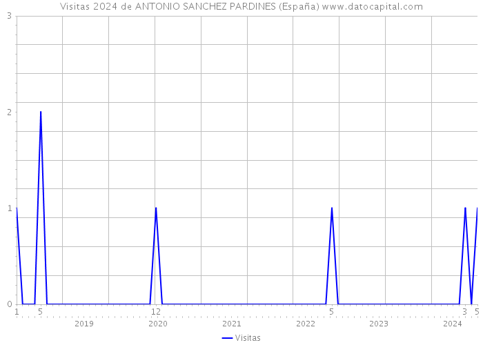 Visitas 2024 de ANTONIO SANCHEZ PARDINES (España) 