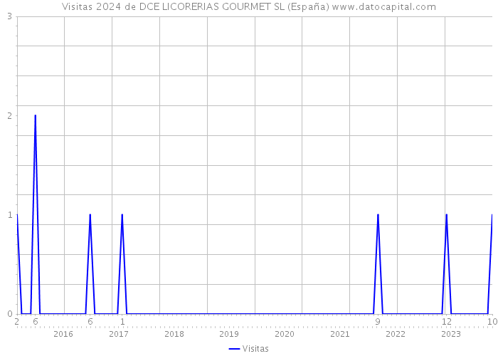 Visitas 2024 de DCE LICORERIAS GOURMET SL (España) 