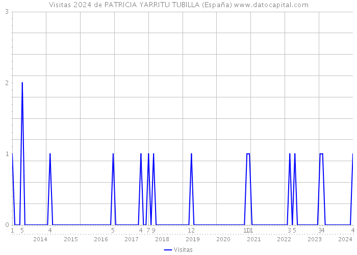 Visitas 2024 de PATRICIA YARRITU TUBILLA (España) 