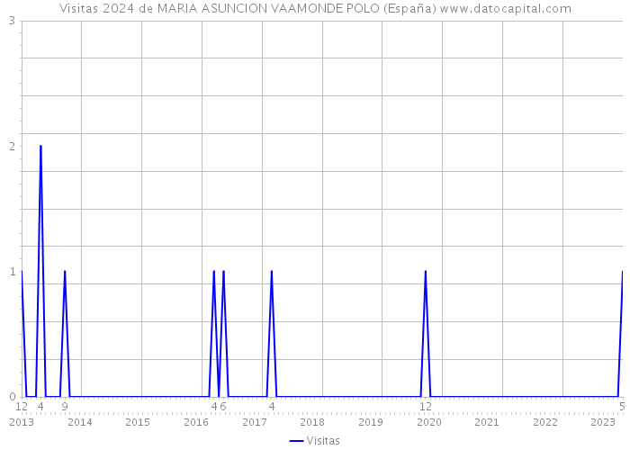 Visitas 2024 de MARIA ASUNCION VAAMONDE POLO (España) 