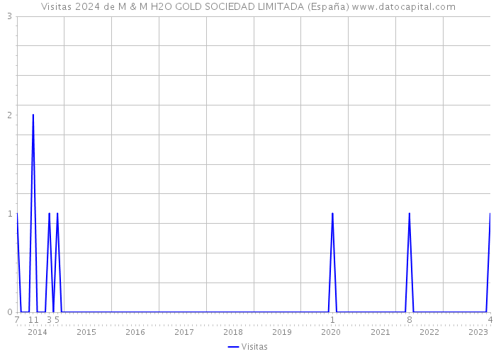 Visitas 2024 de M & M H2O GOLD SOCIEDAD LIMITADA (España) 