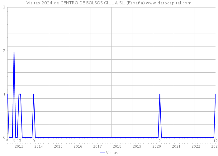 Visitas 2024 de CENTRO DE BOLSOS GIULIA SL. (España) 