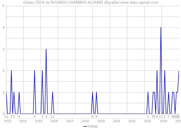 Visitas 2024 de RICARDO CARREIRO ALVAREZ (España) 