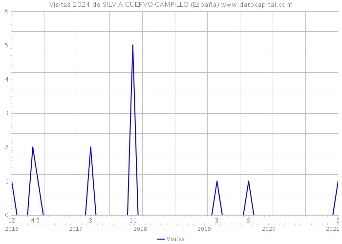 Visitas 2024 de SILVIA CUERVO CAMPILLO (España) 
