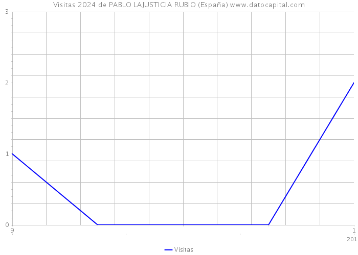 Visitas 2024 de PABLO LAJUSTICIA RUBIO (España) 