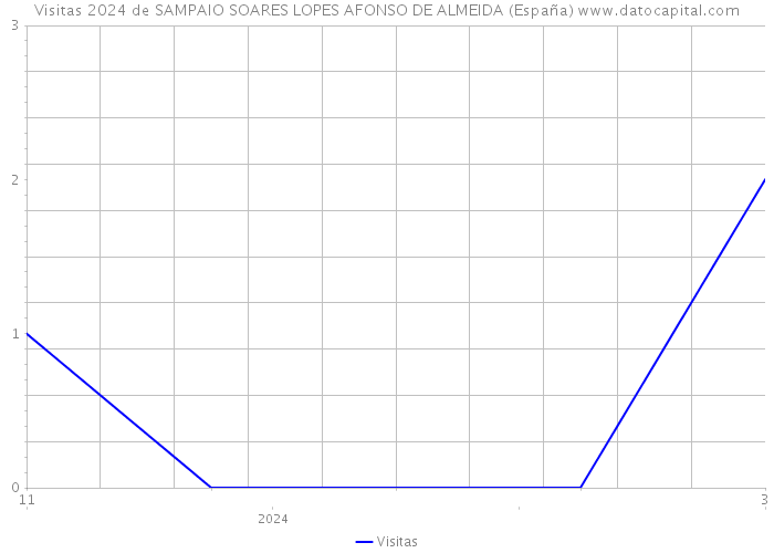 Visitas 2024 de SAMPAIO SOARES LOPES AFONSO DE ALMEIDA (España) 