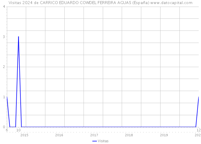 Visitas 2024 de CARRICO EDUARDO COWDEL FERREIRA AGUAS (España) 
