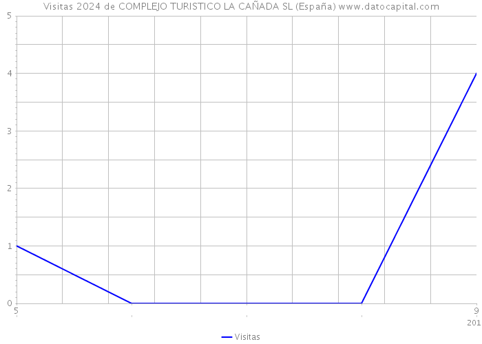 Visitas 2024 de COMPLEJO TURISTICO LA CAÑADA SL (España) 