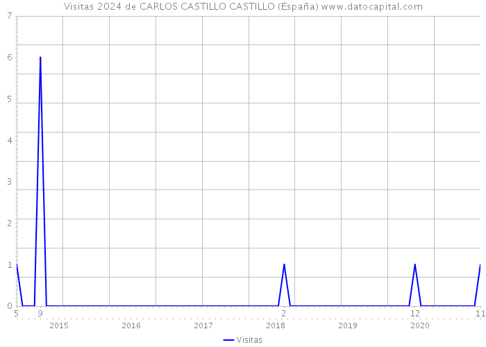 Visitas 2024 de CARLOS CASTILLO CASTILLO (España) 