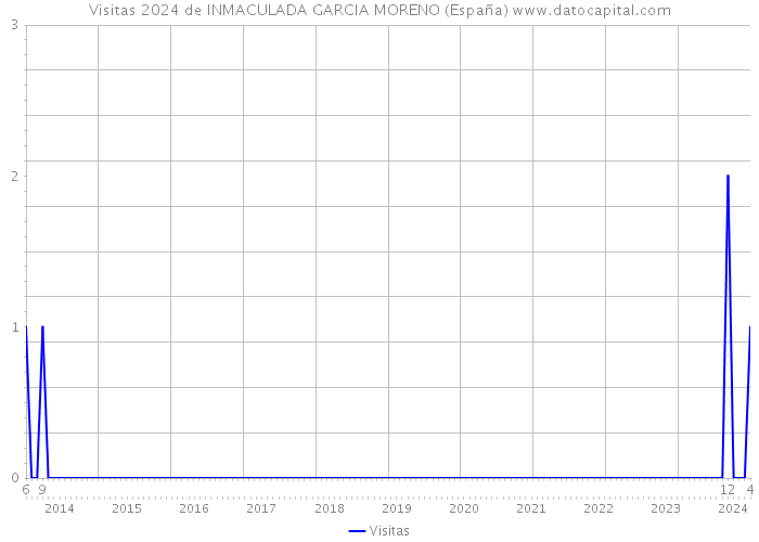 Visitas 2024 de INMACULADA GARCIA MORENO (España) 