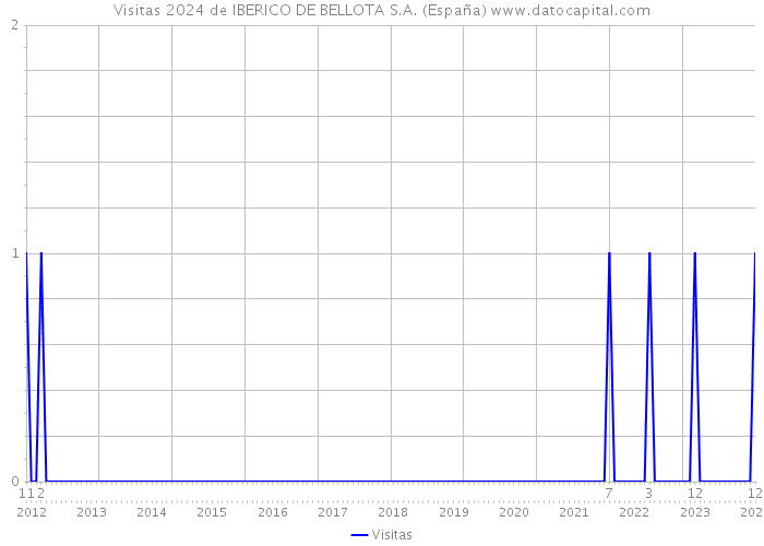 Visitas 2024 de IBERICO DE BELLOTA S.A. (España) 