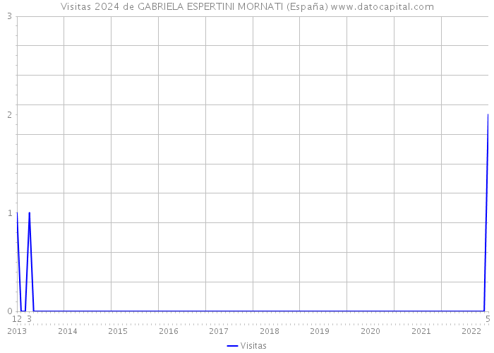 Visitas 2024 de GABRIELA ESPERTINI MORNATI (España) 