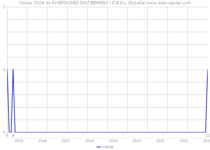 Visitas 2024 de INVERSIONES DIAZ BERMEJO I D B S.L. (España) 
