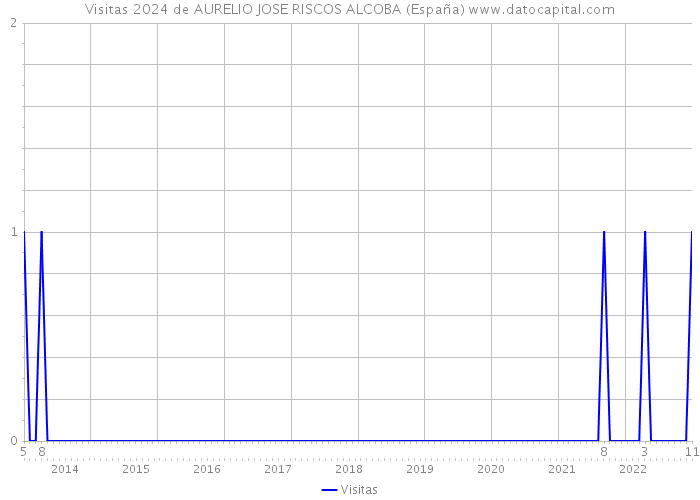 Visitas 2024 de AURELIO JOSE RISCOS ALCOBA (España) 