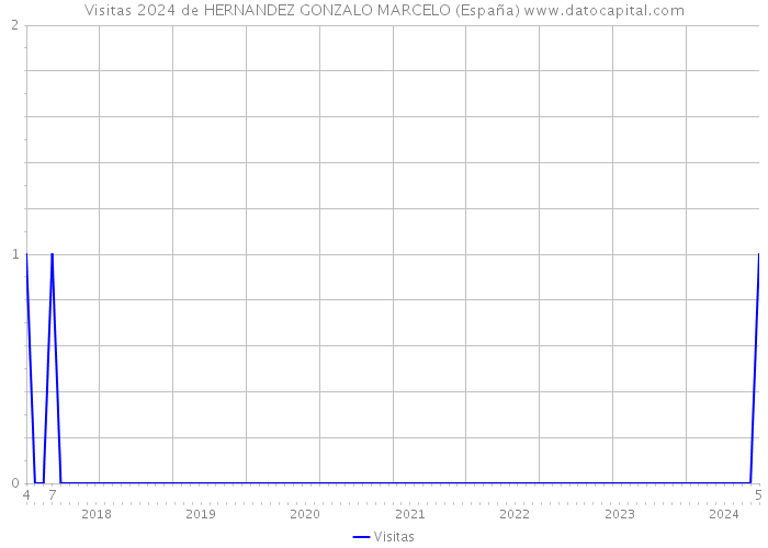 Visitas 2024 de HERNANDEZ GONZALO MARCELO (España) 