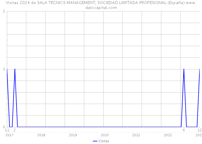 Visitas 2024 de SALA TECNICS MANAGEMENT, SOCIEDAD LIMITADA PROFESIONAL (España) 