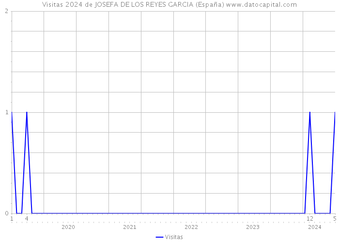 Visitas 2024 de JOSEFA DE LOS REYES GARCIA (España) 