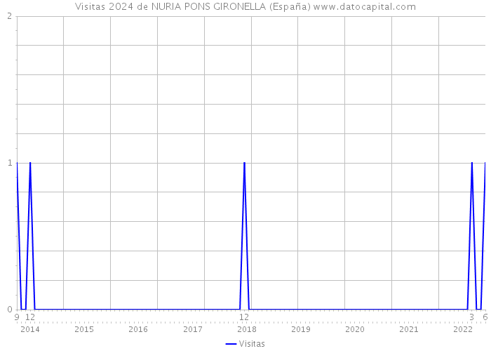 Visitas 2024 de NURIA PONS GIRONELLA (España) 