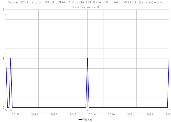 Visitas 2024 de ELECTRA LA LOMA COMERCIALIZADORA SOCIEDAD LIMITADA. (España) 