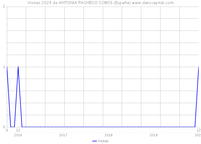 Visitas 2024 de ANTONIA PACHECO COBOS (España) 