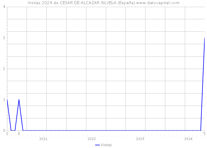 Visitas 2024 de CESAR DE ALCAZAR SILVELA (España) 
