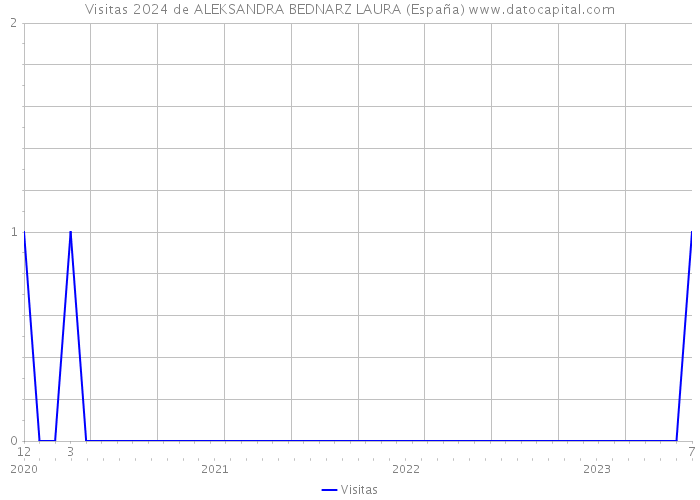 Visitas 2024 de ALEKSANDRA BEDNARZ LAURA (España) 