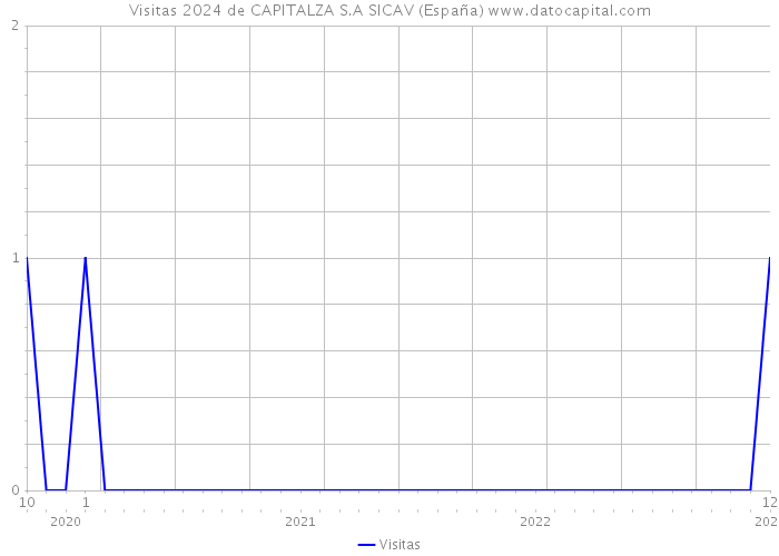 Visitas 2024 de CAPITALZA S.A SICAV (España) 