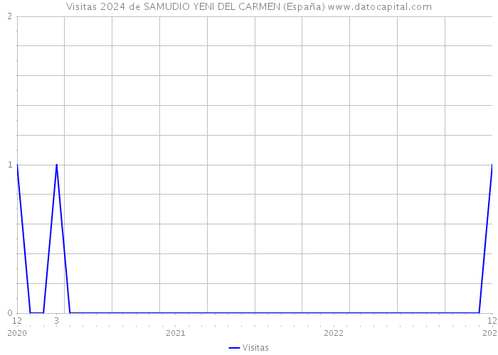 Visitas 2024 de SAMUDIO YENI DEL CARMEN (España) 