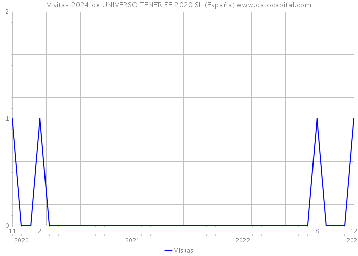 Visitas 2024 de UNIVERSO TENERIFE 2020 SL (España) 