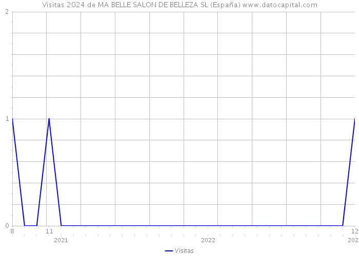 Visitas 2024 de MA BELLE SALON DE BELLEZA SL (España) 