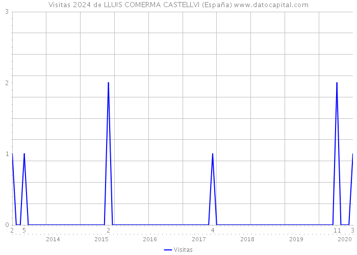 Visitas 2024 de LLUIS COMERMA CASTELLVI (España) 