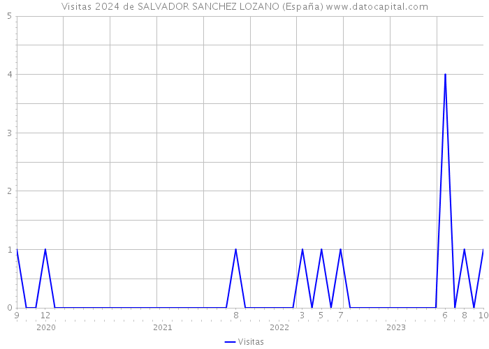 Visitas 2024 de SALVADOR SANCHEZ LOZANO (España) 