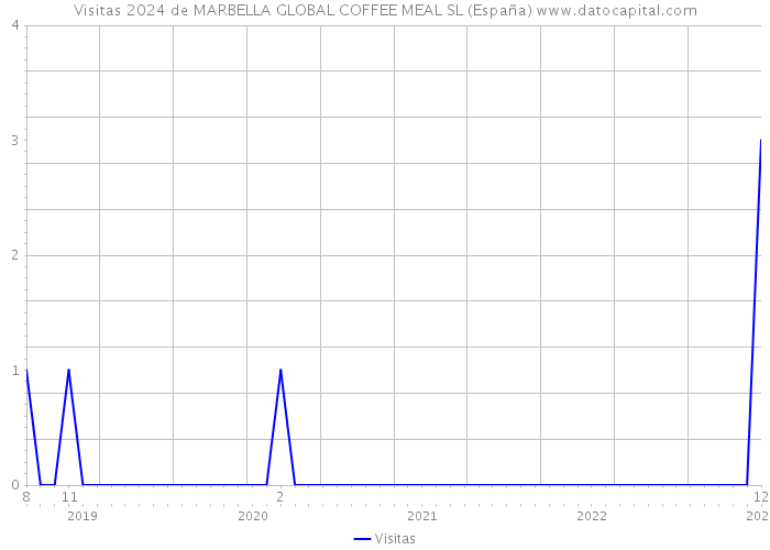 Visitas 2024 de MARBELLA GLOBAL COFFEE MEAL SL (España) 