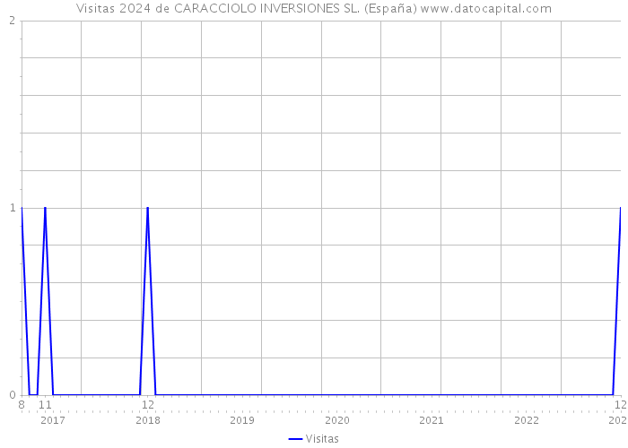 Visitas 2024 de CARACCIOLO INVERSIONES SL. (España) 