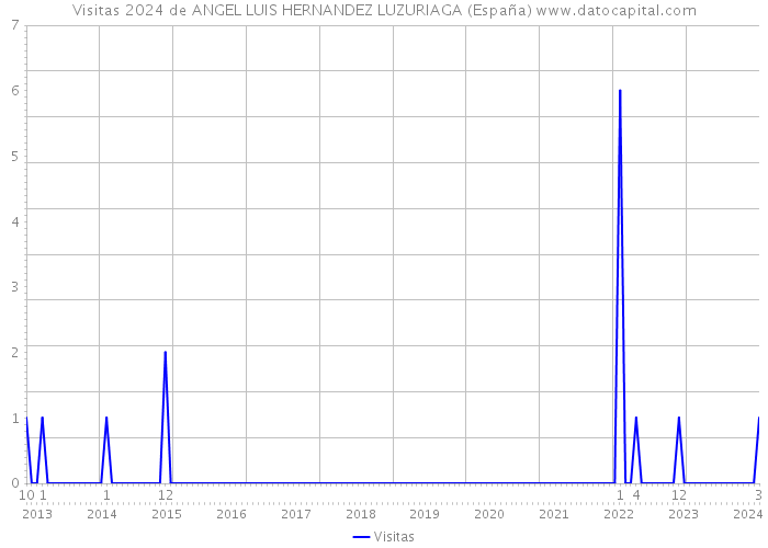Visitas 2024 de ANGEL LUIS HERNANDEZ LUZURIAGA (España) 