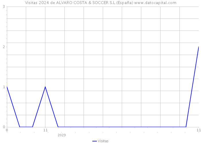 Visitas 2024 de ALVARO COSTA & SOCCER S.L (España) 