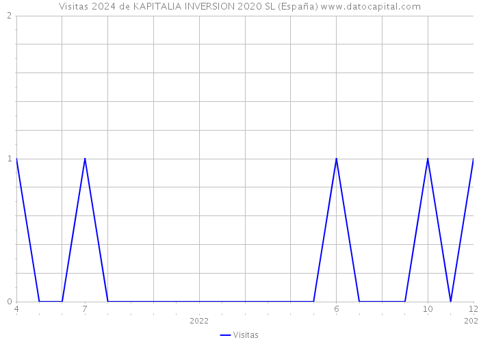 Visitas 2024 de KAPITALIA INVERSION 2020 SL (España) 