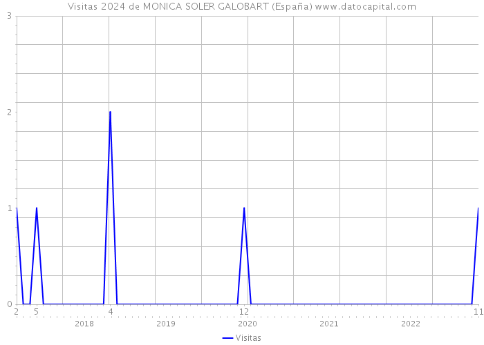 Visitas 2024 de MONICA SOLER GALOBART (España) 