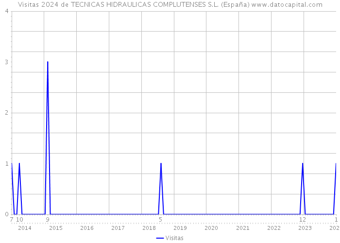 Visitas 2024 de TECNICAS HIDRAULICAS COMPLUTENSES S.L. (España) 