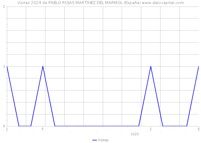 Visitas 2024 de PABLO ROJAS MARTINEZ DEL MARMOL (España) 