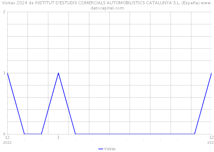 Visitas 2024 de INSTITUT D'ESTUDIS COMERCIALS AUTOMOBILISTICS CATALUNYA S.L. (España) 